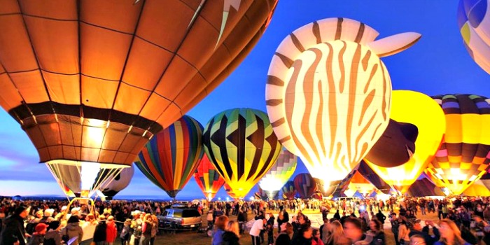 Venture Up New Mexico Balloons Team Building