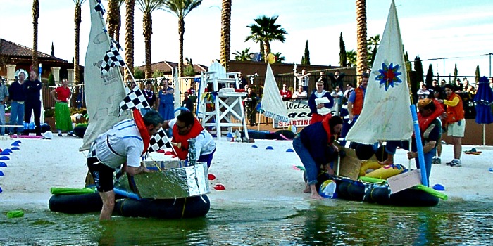 Venture Up Mega boats create a craft