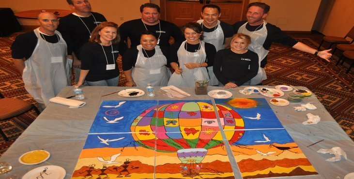 Venture Up ArtRageous CSR event