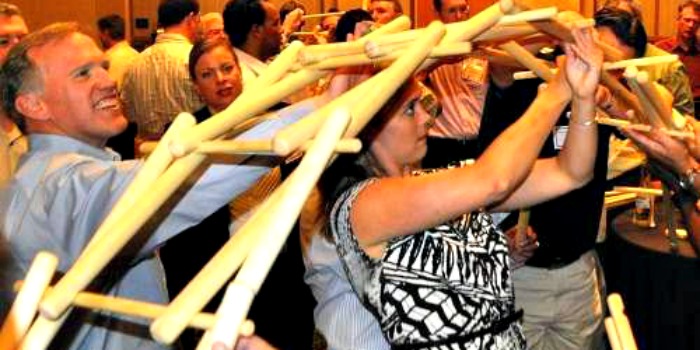 Venture Up Bridge Building exercise