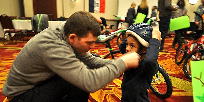 Venture Up Novarits CSR Bike Building For Donation