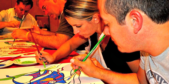 Venture Up CSR ArtRageous Painting for charity and donation